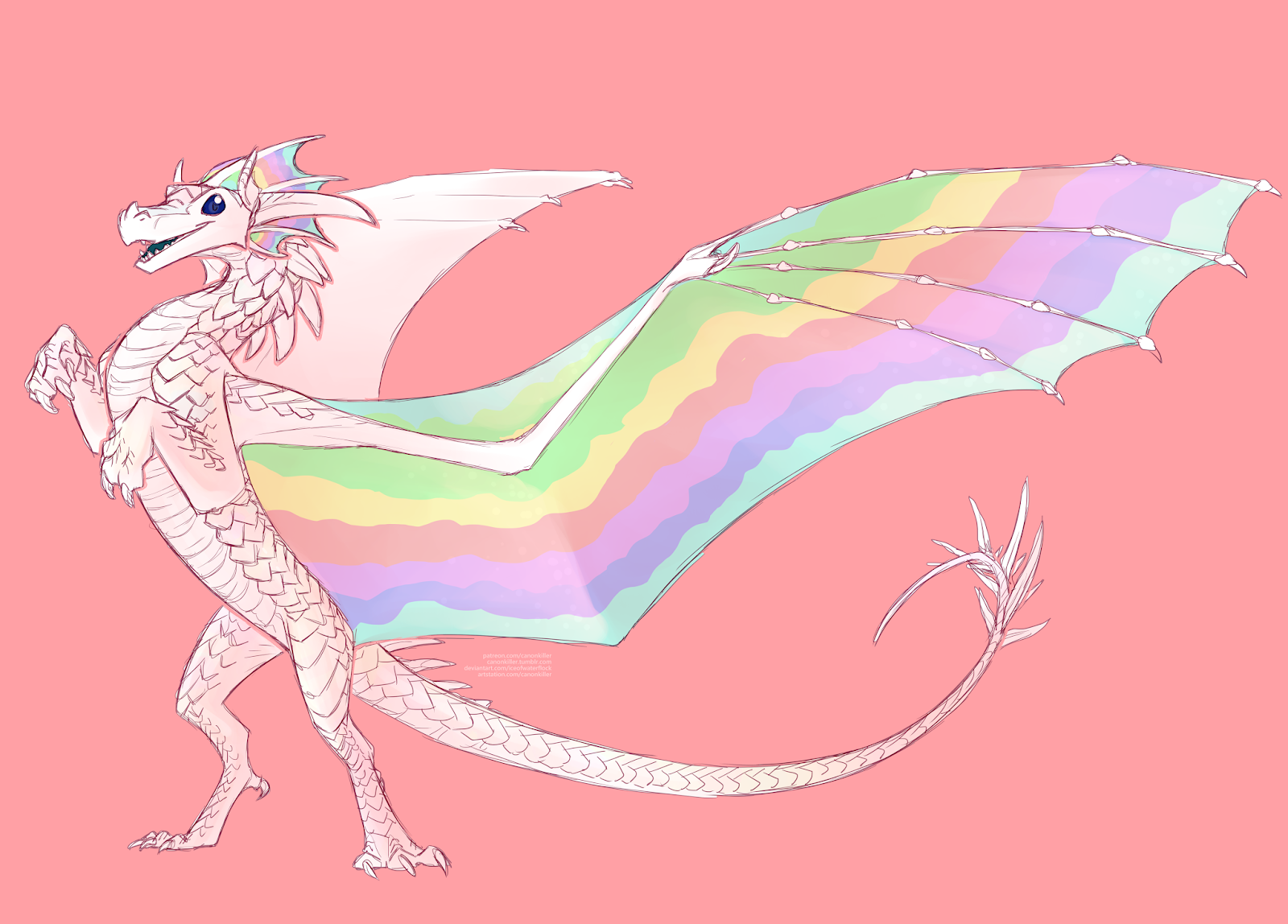 Драконья сага радужные референс